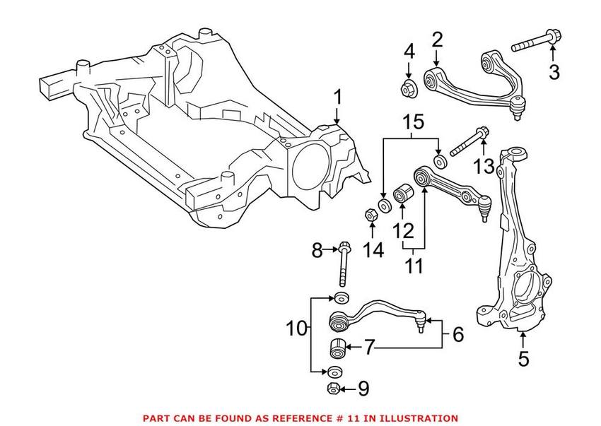 Mercedes Suspension Control Arm - Front Lower 2053305801